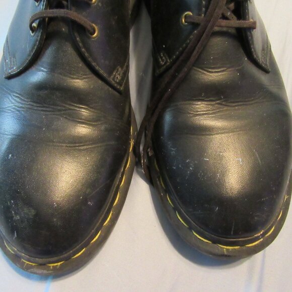 Mens Vtg Dr Martens 14046 Lace Up Loafers / Shoes Sz 12 Black main image 4
